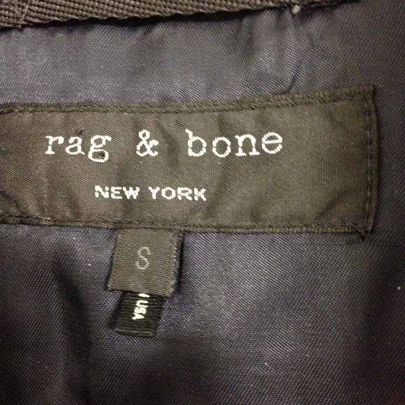 Rag & Bone Black Lumberjack Quilted Overshirt S - Picture 3 of 9